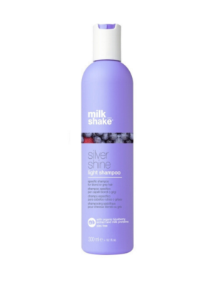 MILK_SHAKE SILVER SHINE LIGHT SHAMPOO šampūnas žiliems / šviesintiems plaukams 300 ml.