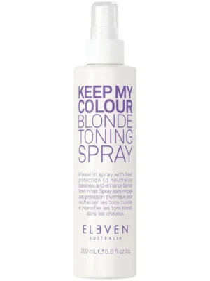 Nenuplaunama priemonė šviesiems plaukams Eleven Australia Keep My Colour Blonde Toning Spray ELE201, neutralizuoja geltoną atspalvį, 200 ml