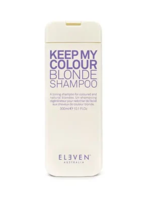 Šampūnas plaukams Eleven Australia Keep My Colour Blonde ELE051/137, skirtas šviesiems plaukams, neutralizuoja geltoną atspalvį, 300 ml