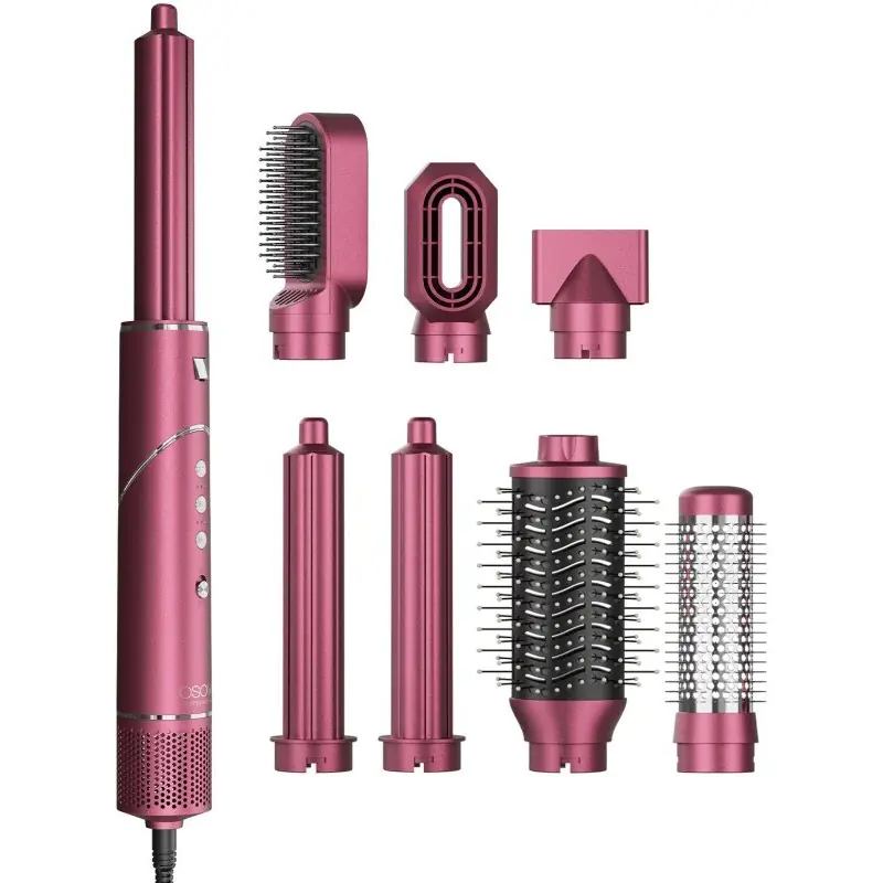 Plaukų džiovintuvas-formuotuvas OSOM Professional AXEL Multi-Styler OSOMPAXELPL, slyvinės spalvos, 1200 W