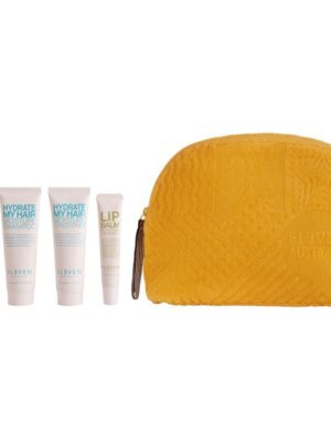 Kelioninis plaukų ir lūpų priežiūros priemonių rinkinys Eleven Australia Terry Travel Bag Limited Edition, ELED094